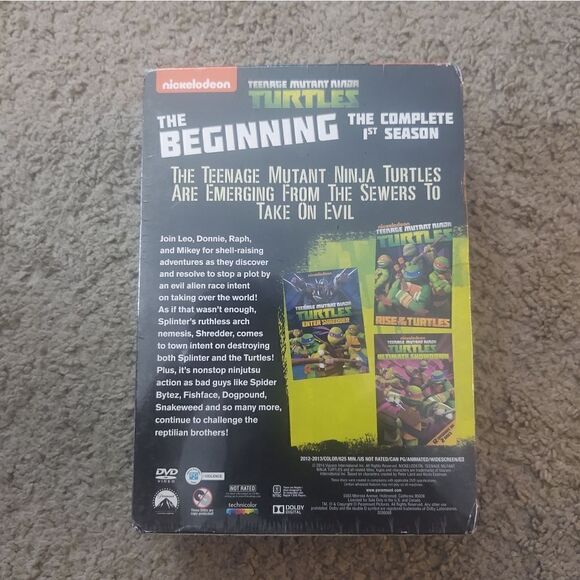 Nickelodeon Teenage Mutant Ninja Turtles - The Beginning Complete 1st Season DVD - Picture 2 of 3